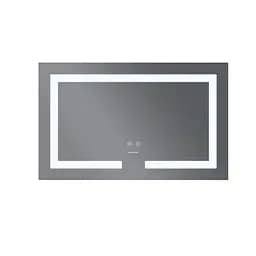 Дзеркало Mixxus Hard MR07-80x50 (LED Touch, антизапотівання, димер, регулювання яскравості) MI6658 - мініатюра 4