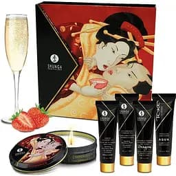 Подарунковий набір Shunga GEISHAS SECRETS - Sparkling Strawberry Wine