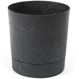 Вазон Lamela Aura з підставкою чорний бетон (9711260)