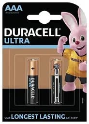 Батарейка Duracell LR03 KPD 02*10 Ultra упаковка з 2 штук - мініатюра 2