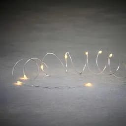 Гирлянда Luca Lighting Струна 13 м теплый белый, серебряная (8718861853209)