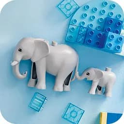 Конструктор LEGO DUPLO Town Сімейства диких тварин 3 в 1, 92 деталі (10446) - мініатюра 9