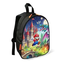 Рюкзак Супер Марио детский школьный/городской 34х27х13 см для мальчика (02464)