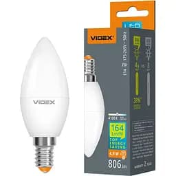 Лампа LED Videx C37h 4.9W E14, 4100K (VL-C37h-49144)