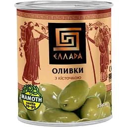 Оливки Ellada Mamoth с косточкой 850 мл (922041)
