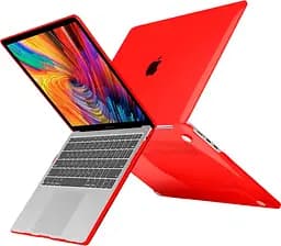 Пластикова накладка (верх і низ) HardShell Case для Apple MacBook Air 15.3'' M2 A2941 2023 Crystal Red [98195] - мініатюра 2