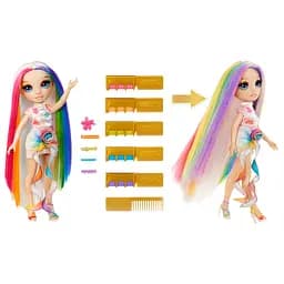 Ігровий набір з лялькою Rainbow High Крейда для волосся та стиль Амая (526780) - мініатюра 2