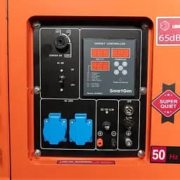 Генератор дизельний однофазний 5.5 кВт Bison BS9500QQ (41-00411) - мініатюра 2