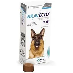 Bravecto средство/ жевательная таблетка от блох и клещей для собак старше 6 месяцев 20 - 40 кг