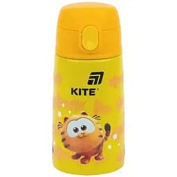Поїльник-непроливайка Kite Garfield термос з трубочкою 400 мл (GF25-1261)