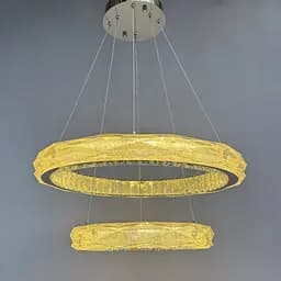 Люстра Linisoln 7976-60*40 метал, кришталь, акрил LED 80Вт 15-17м² 120-50см 60*40см - мініатюра 3