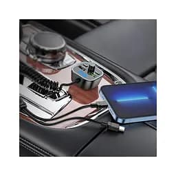 FM модулятор BOROFONE BC45, Black, Box (BC45) - мініатюра 3