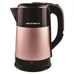 Електрочайник із нержавіючої сталі Grunhelm EKS-1855SC 2.5 л дисковий 1800 Вт Золотистий