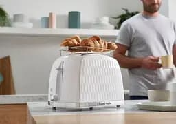 Тостер 26060-56 Honeycomb White Russell Hobbs teh0026436 - мініатюра 4
