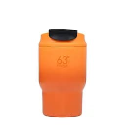 Смачна термочашка для кави 63mugs Drive 360 мл помаранчева з перчинкою (1063) - мініатюра 3