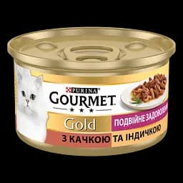 Набір вологого корму для котів Gourmet Gold Шматочки Мікс 1.19 кг (85 г x 14 шт.) - мініатюра 4