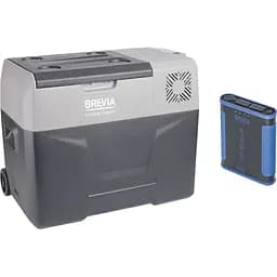 Автомобільний холодильник Brevia 40 л (22730) + портативна зарядна станція Brevia ePower 48Ah (fp_13)