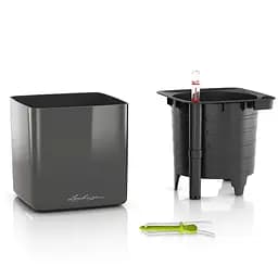 Вазон Lechuza Cube Glossy, 0.4 л, білий (13510) - мініатюра 2
