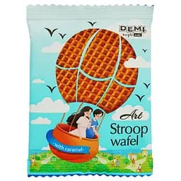 Вафля D.E.M.I Стропвафля Арт с карамельной начинкой 33 г