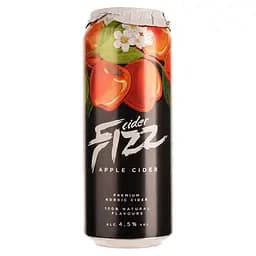 Сидр Fizz Apple, 4,5%, ж/б, 0,5 л