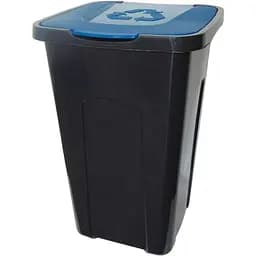 Контейнер для мусора Keeeper 50 л черный синим (905667)