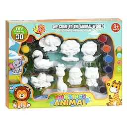 Набір для творчості Тварини MK 5723(Animal) фарби, пензлики