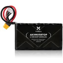 Акумуляторний блок Vinga Li-Ion 6S4P 22000mAh з балансувальним дротом (V6S4P-22000MAH)