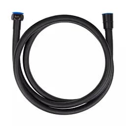 Душовий шланг 150 см чорний Wezer WKR-015-150B, Чорний матовий