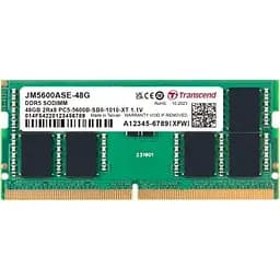 Модуль пам'яті для ноутбука SoDIMM DDR5 48GB 5600 MHz Transcend (JM5600ASE-48G) - мініатюра 3