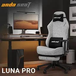 Крісло для геймерів Anda Seat Luna Pro Size L Gray Fabric (AD18T-44-G-F) - мініатюра 5