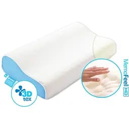 Подушка піна з пам'яттю Sonex Comfort Wave M 33x50x10/8 см (SO102069) - мініатюра 4