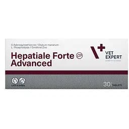 Vet Expert Hepatiale Forte Advanced Харчова добавка для підтримки та захисту функцій печінки у котів і собак, 30 таб. Новинка