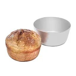 Хлібна форма алюмінієва для випікання круглого хліба Л17 Ø 18.7 см, Полімет 83384