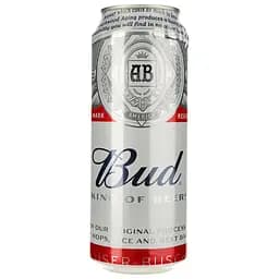 Уцінка. Пиво Bud світле 5% з/б 0.5 л (911499)