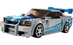 Конструктор LEGO Speed Champions «Подвійний форсаж» Nissan Skyline GT-R (R34), 319 деталей (76917) - мініатюра 3