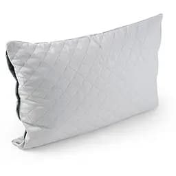 Чохол на подушку Руно 50х70 велюровий (382.55_Grey ромб)