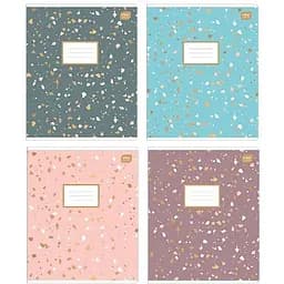 Тетрадь Interdruk Terrazzo клетка A5 48 листов 4 шт. (278999-4)