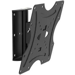 Настенный крепеж LCD/Plasma TV 15-43" Квадо К-40 цвет черный, до 40 кг, VESA: 200x200 мм, наклон: -22º ~ +5º, поворот: до 45