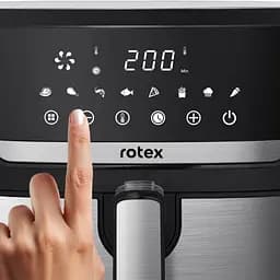 Аерофритюрниця Rotex ROM970-XXL Up&DownFry електрична 7.5л Срібляста 2000Вт - мініатюра 9