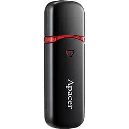 USB флеш накопичувач Apacer 32GB AH333 black USB 2.0 (AP32GAH333B-1) - мініатюра 3