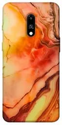 Чохол Demsky Червоний корал мармур для OnePlus 7