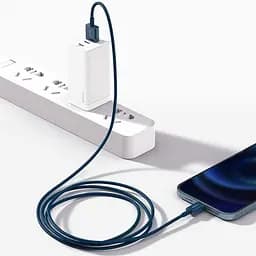 Кабель Baseus Superior Series Fast Charging Cable USB to Lightning 2.4A 2m CALYS-C03 Blue - мініатюра 3