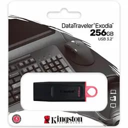 USB флеш накопичувач Kingston 256GB DataTraveler Exodia Black/Pink USB 3.2 (DTX/256GB) - мініатюра 6