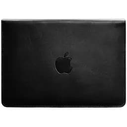 Шкіряний чохол-конверт BlankNote на магнітах для MacBook 15-16 дюйм Чорний