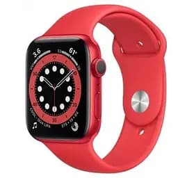 Смарт-годинник Apple Watch Series 6 GPS Red Aluminum Case з Product Red Sport Band 44 мм (M00M3) (46053-ska)