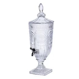 Лимонадница с краном стеклянная 3 л. диспенсер для напитков лимонадник с краном Yiwu HP-19-290