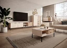 Комод Perfect Home Рейв / Rave 2-дверний з 3 шухлядами 2D3S/153 Беж/вікінг (PFH-091083) - мініатюра 9