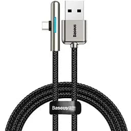 Кабель Baseus Iridescent Lamp Mobile Game Cable USB to Type-C 40W 4A 1m CAT7C-B01 Black