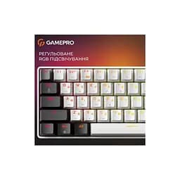 Клавіатура GamePro Genesis Infinity MK130BW Outemu Swithes USB White (MK130BW) - мініатюра 8
