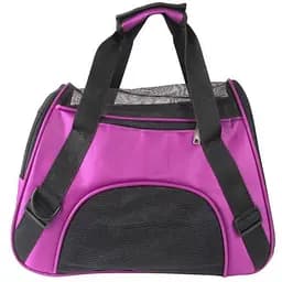 Сумка-переноска для тварин Nunbell 26х48х24 см фіолетова